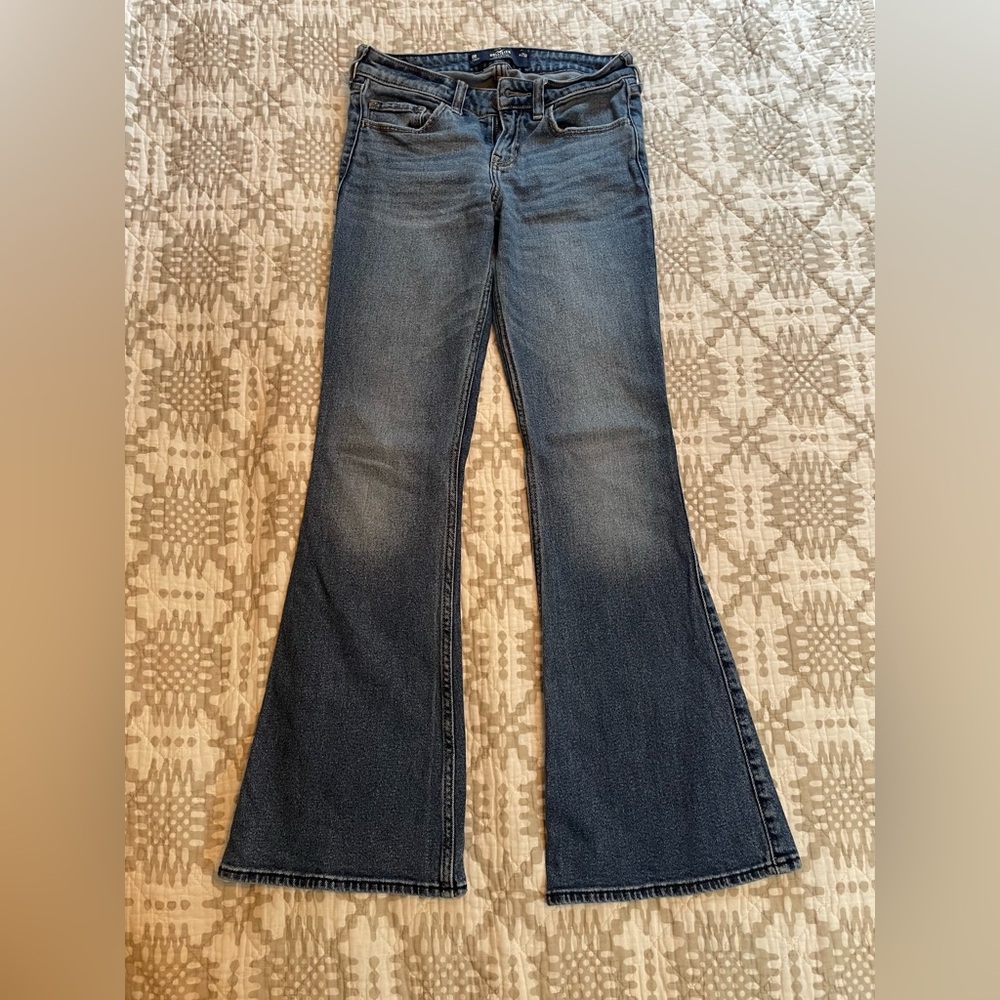 Hollister Low-Rise Dark Wash Boot Cut Jeans